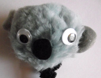 Koala pencil topper detail