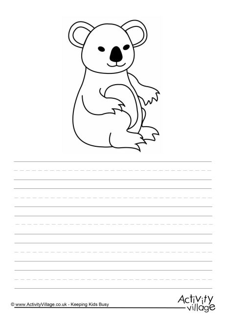 Koala story paper