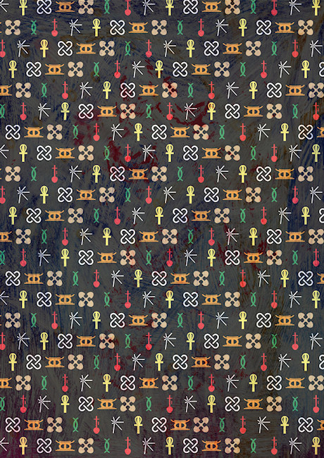 Kwanzaa Icons Textured Scrapbook Paper