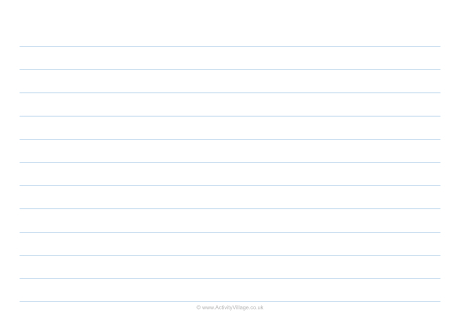 Landscape wide ruled paper