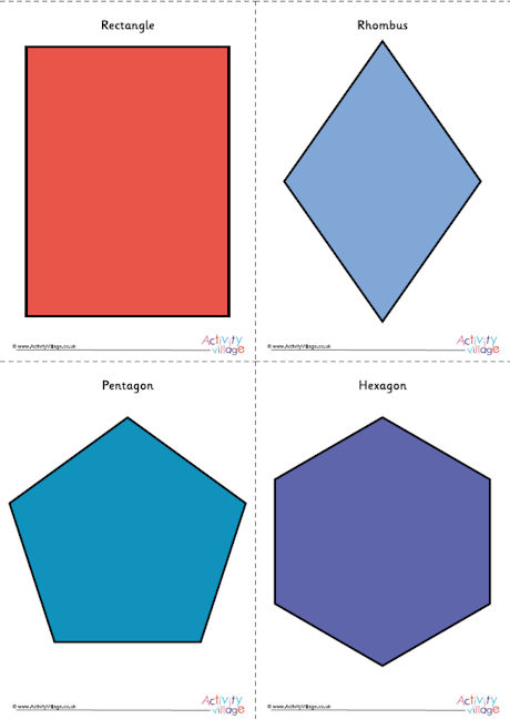 Large shapes printable