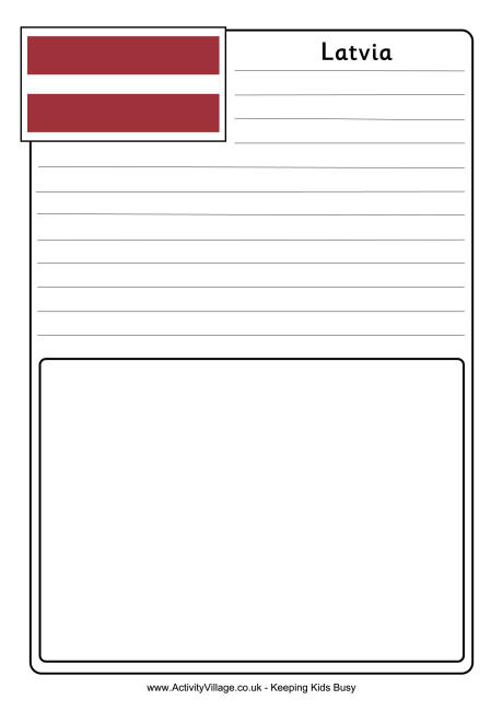 Latvia notebooking page