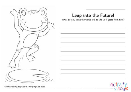 Leap into the future worksheet