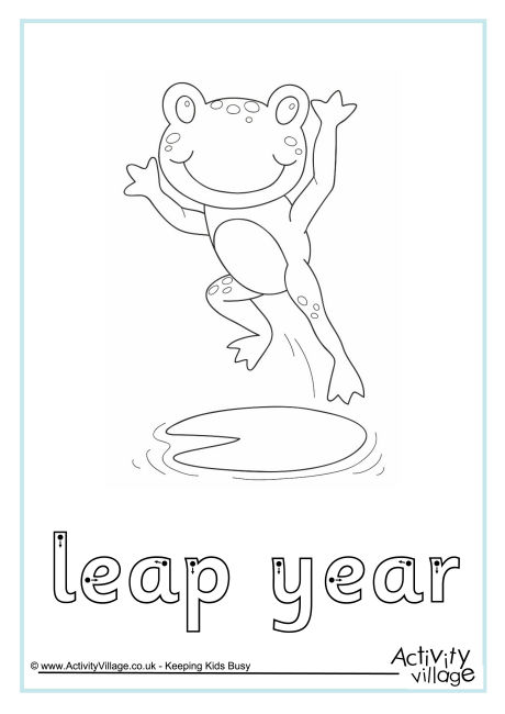 Leap Year finger tracing