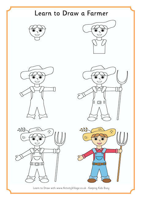 Learn to Draw a Farmer