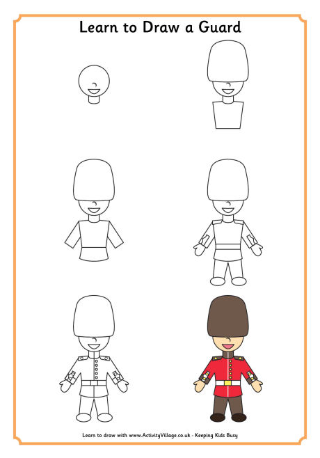 Learn to draw a guard