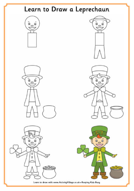 Learn to Draw a Leprechaun