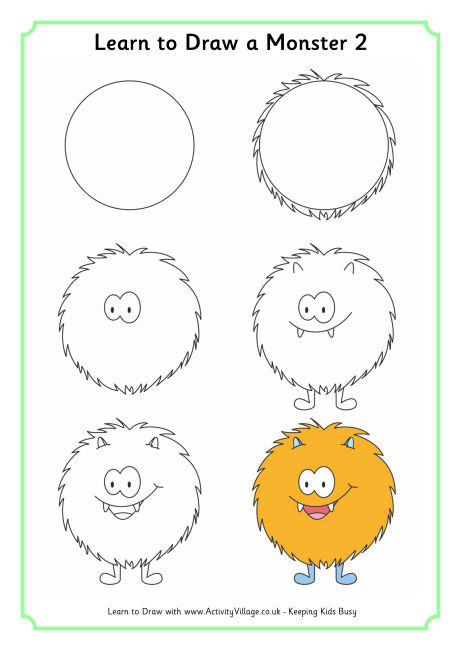 Learn to Draw a Monster 2