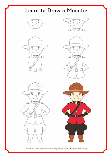 Learn to Draw a Mountie