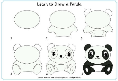 Learn to Draw a Panda