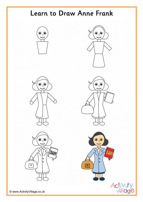 Learn To Draw Anne Frank