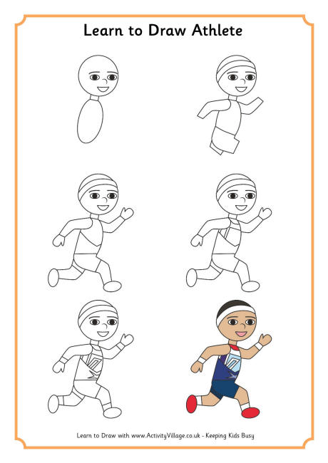 Learn to Draw an Athlete Learn to Draw an Athlete