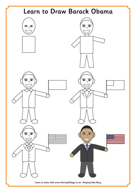 Amazing How To Draw Obama  The ultimate guide 