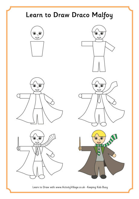 Learn to Draw Draco Malfoy
