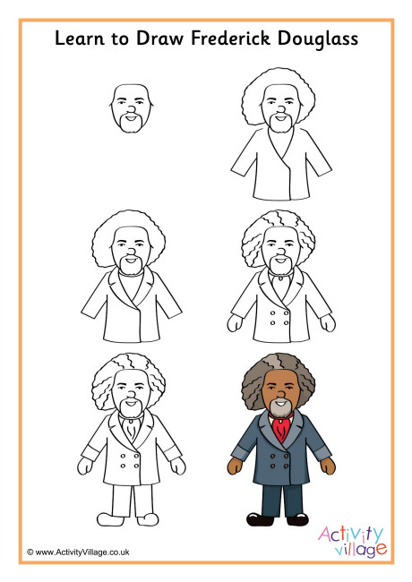 Learn to Draw Frederick Douglass
