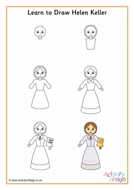 Learn to Draw Helen Keller