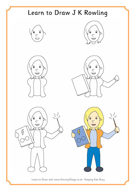 Learn to Draw J K Rowling