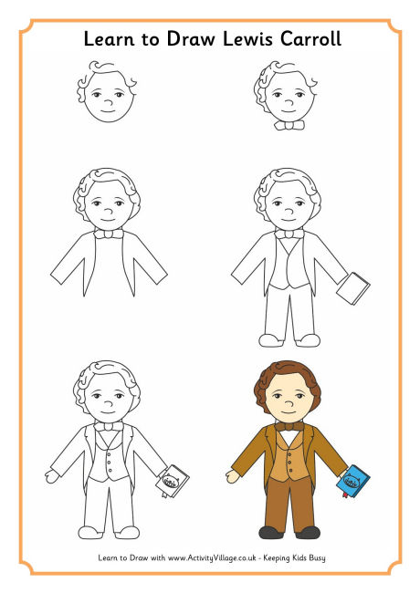 Learn to draw Lewis Carroll
