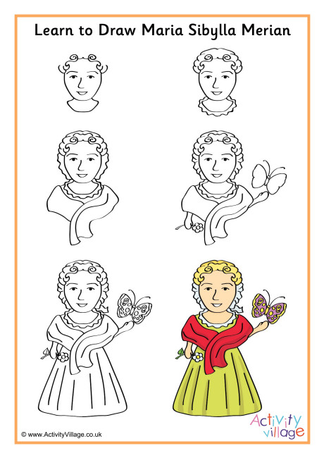 Learn To Draw Maria Sibylla Merian