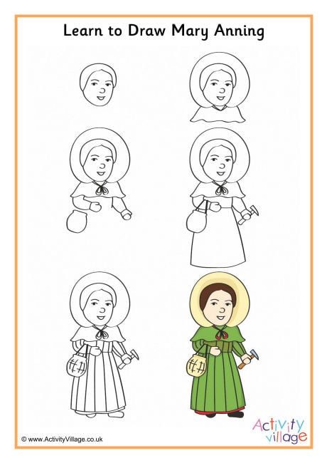 Learn to Draw Mary Anning