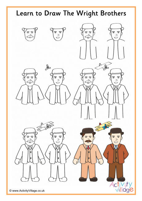 Learn to Draw the Wright Brothers