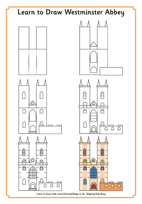 Learn to draw Westminster Abbey Learn to draw Westminster Abbey
