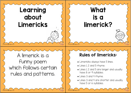 Learning about limericks slideshow