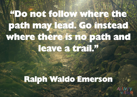 Leave A Trail Poster