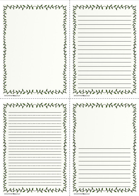 Leaves Writing Frame