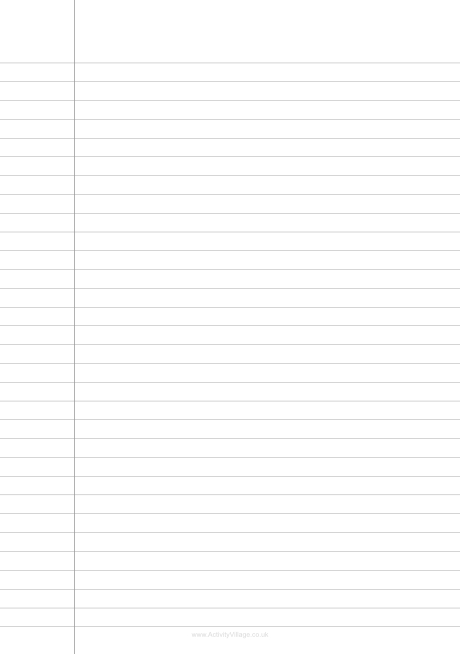 Legal ruled paper Legal ruled paper