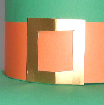 Leprechaun hat band detail