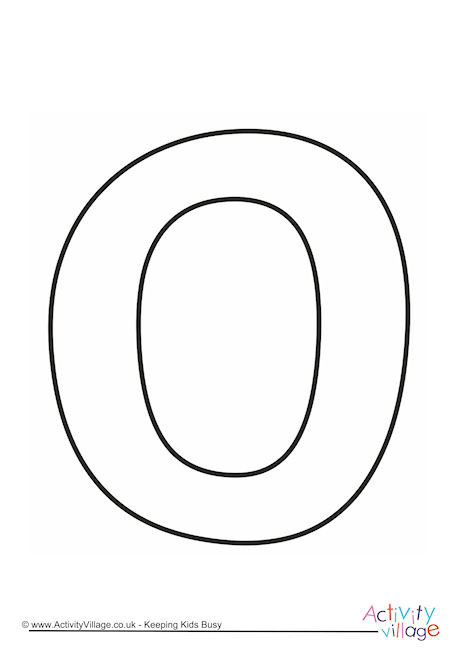 Letter Template Upper Case O Quirky Letter Template Upper Case O Quirky