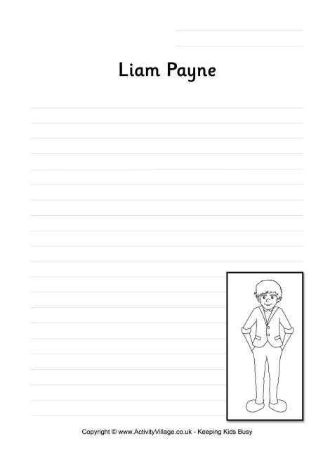 Liam Payne writing page