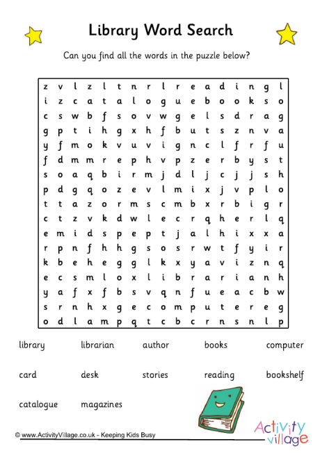 Library word search