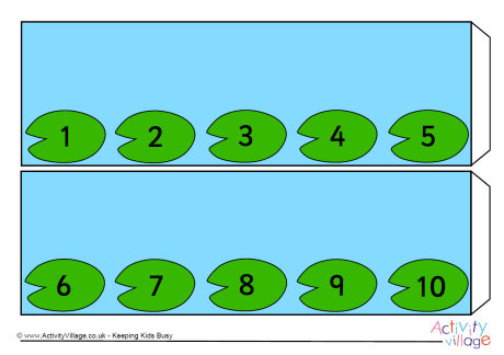 Lily pad number line
