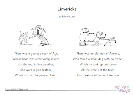 Limericks by Edward Lear slideshow Limericks by Edward Lear slideshow