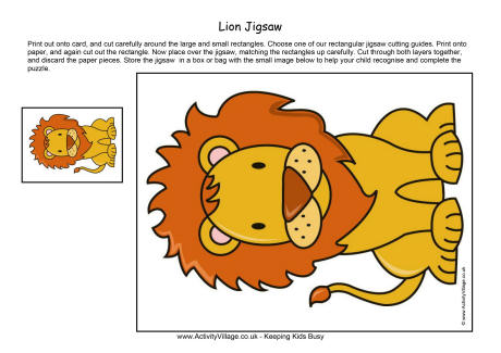 Lion jigsaw 2
