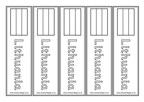 Lithuania bookmarks