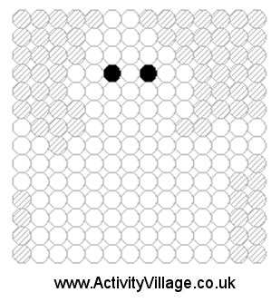 Little Ghost Fuse Bead Pattern