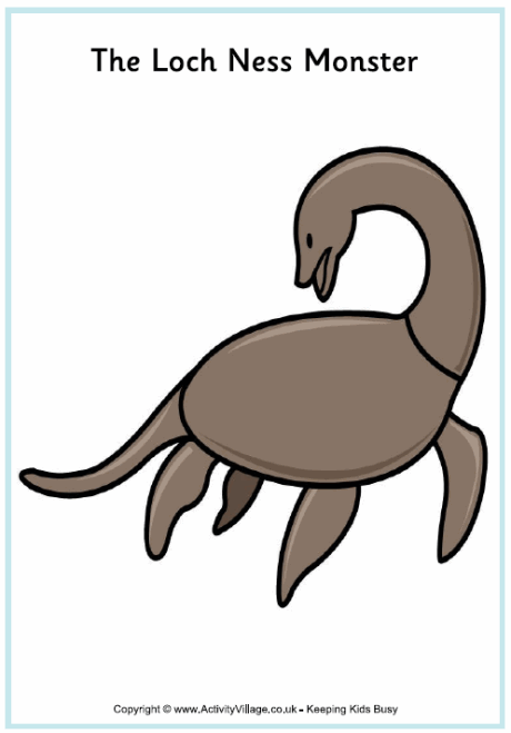 Loch Ness monster poster Loch Ness monster poster