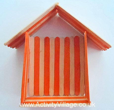 popsicle stick horse stable