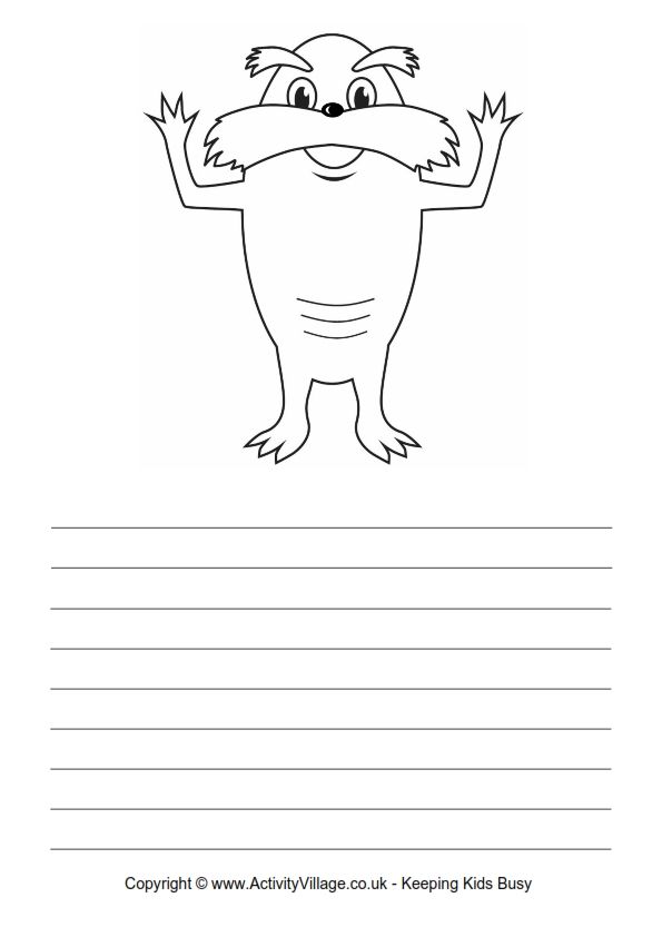 Lorax story paper