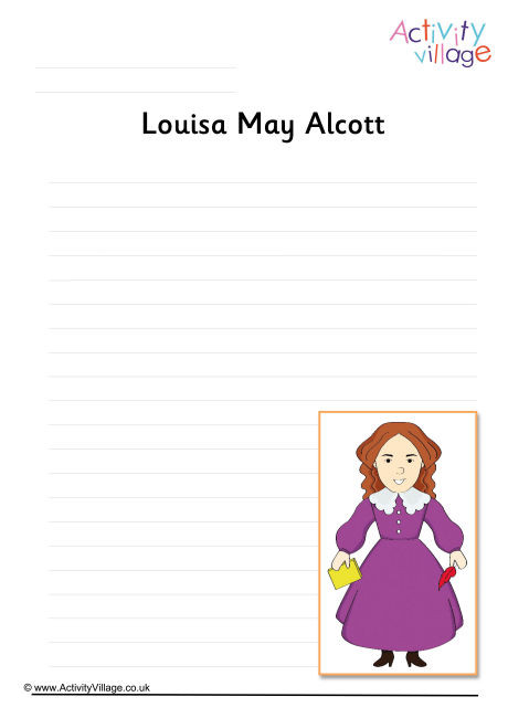 Louisa May Alcott Writing Page