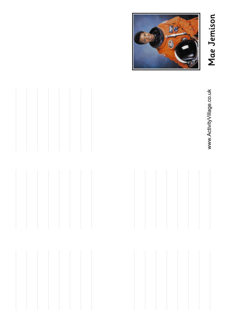 Mae Jemison booklet Mae Jemison booklet