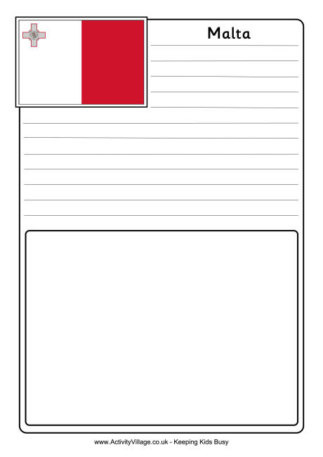 Malta notebooking page