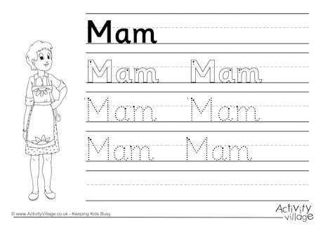 Mam Handwriting Worksheet