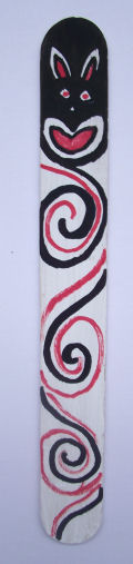 Maori art bookmark