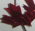 maple leaf glitter