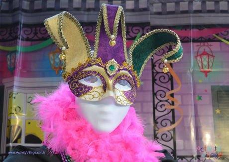 Mardi Gras decorations poster