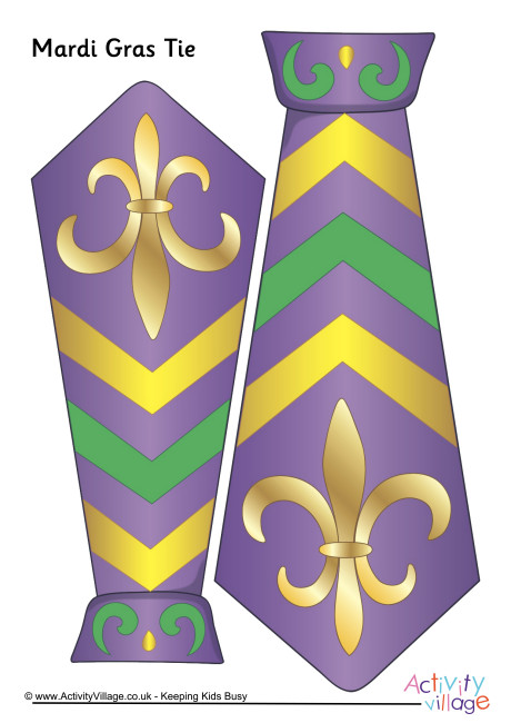 Mardi Gras ties Mardi Gras ties